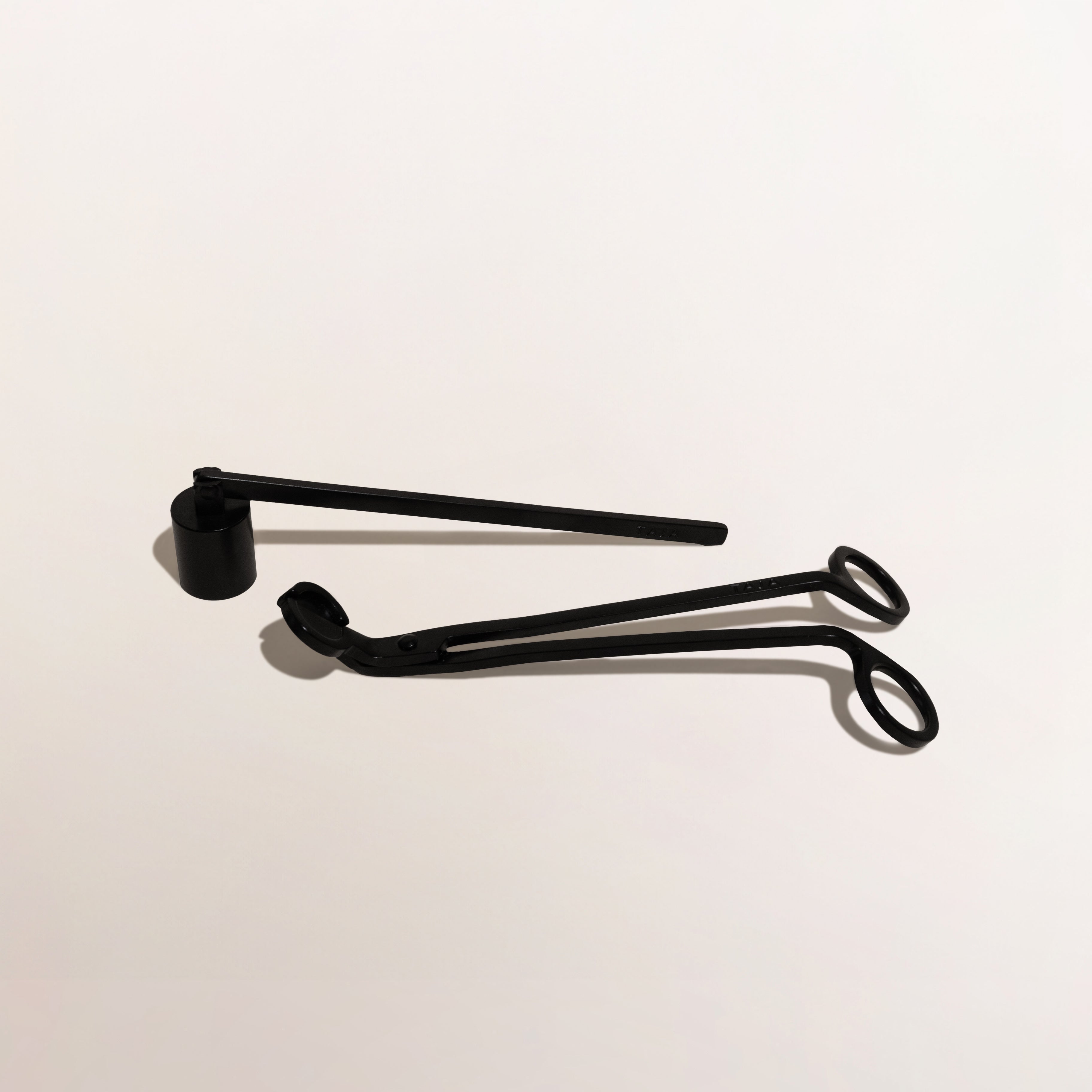 Candle Snuffer + Wick Trimmer Gift Set — Black