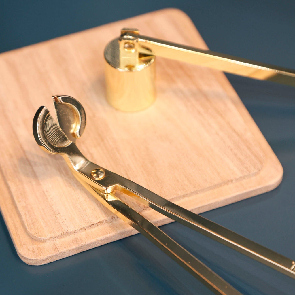 Candle Snuffer + Wick Trimmer Gift Set — Black